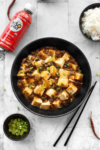 Vegan MiSOgod Spicy Miso Mapo Tofu