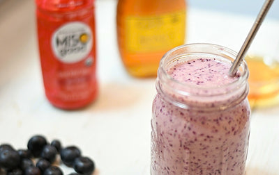Spicy MiSOgood, Blueberry and Ginger Smoothie