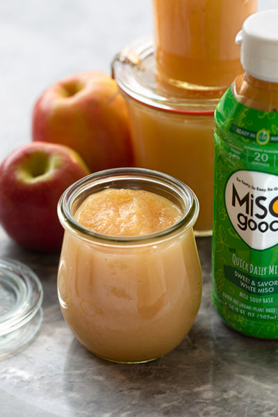 Easy MiSOgood Vegan Applesauce